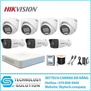 Trọn bộ 7 Camera Hikvision Full HD