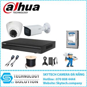 Trọn bộ 2 Camera Dahua Full HD