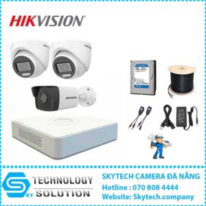 Trọn bộ 3 Camera Hikvision Full HD