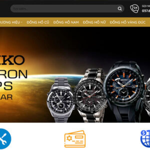 Mẫu Thiết Kế Website Bán Đồng Hồ